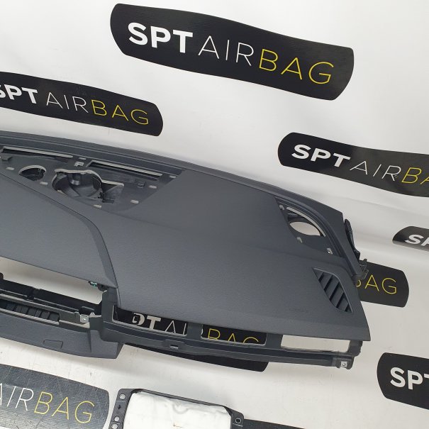 A4 B9 HEAD UP CRUSCOTTO AIRBAG SET CINTURE DI...