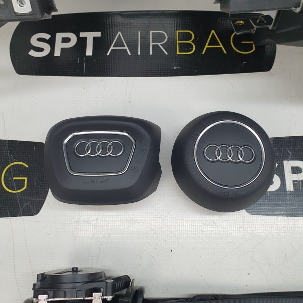 A4 B9 HEAD UP CRUSCOTTO AIRBAG SET CINTURE DI...