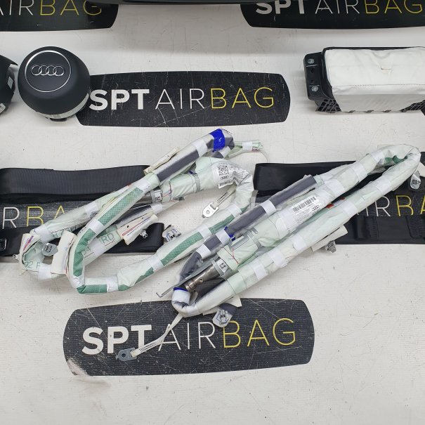 A4 B9 HEAD UP CRUSCOTTO AIRBAG SET CINTURE DI...