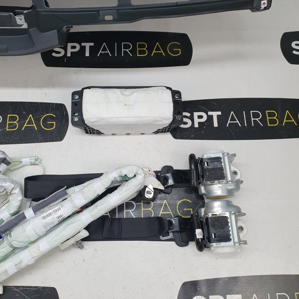 A4 B9 HEAD UP CRUSCOTTO AIRBAG SET CINTURE DI...