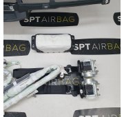 A4 B9 HEAD UP CRUSCOTTO AIRBAG SET CINTURE DI SICUREZZA AIRBAG DA TETTO