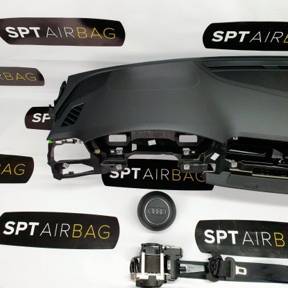 A4 B9 S-LINE DASHBOARD AIRBAG SET REEKS ZITBANDEN 2