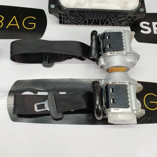 A4 B9 S-LINE CRUSCOTTO AIRBAG SET CINTURE DI...