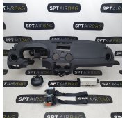 A1 8X CRUSCOTTO AIRBAG SET CINTURE DI SICUREZZA