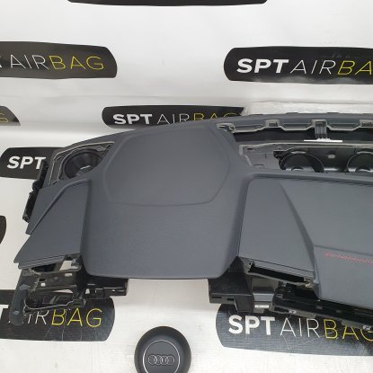 A3 8Y DASHBOARD AIRBAG KIT SET BELTS 2