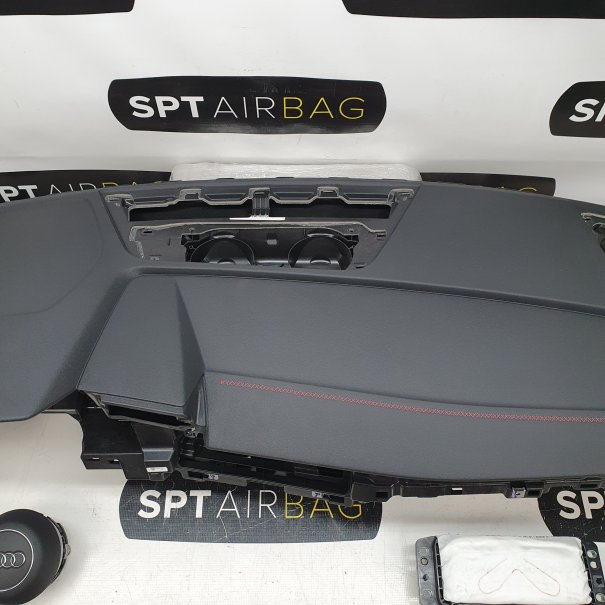 A3 8Y DASHBOARD AIRBAG KIT SET BELTS