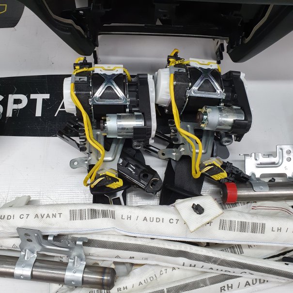 A6 C7 4G HEAD UP DASHBOARD AIRBAG SET REEKS...