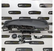A6 C7 DASHBOARD AIRBAG SET REEKS ZITBANDEN