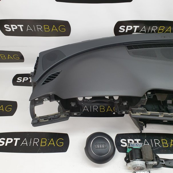 A6 C7 DASHBOARD AIRBAG SET REEKS ZITBANDEN