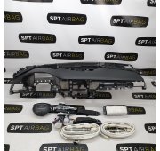 A8 D4 DASHBOARD AIRBAG KIT SET BELTS CURTAINS