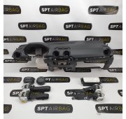 Q2 SALPICADERO TABLERO DE INSTRUMENTOS AIRBAG CONJUNTO CINTURONES DE SEGURIDAD