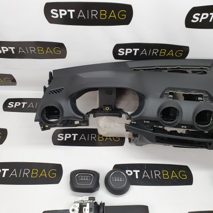 Q2 KONSOLA DESKA ROZDZIELCZA AIRBAG PODUSZKI PASY 2