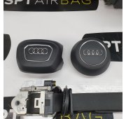 Q2 SALPICADERO TABLERO DE INSTRUMENTOS AIRBAG CONJUNTO CINTURONES DE SEGURIDAD