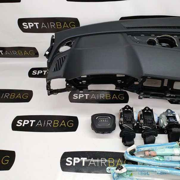 Q5 80A DASHBOARD AIRBAG SET REEKS ZITBANDEN...