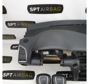 Q7 4L KONSOLA DESKA ROZDZIELCZA AIRBAG PODUSZKI PASY KURTYNY