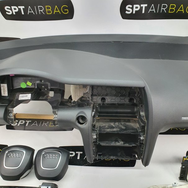 Q7 4L KONSOLA DESKA ROZDZIELCZA AIRBAG PODUSZKI...