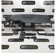 Q7 4M KONSOLA DESKA ROZDZIELCZA AIRBAG PODUSZKI PASY