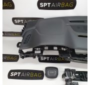 Q7 4M KONSOLA DESKA ROZDZIELCZA AIRBAG PODUSZKI PASY