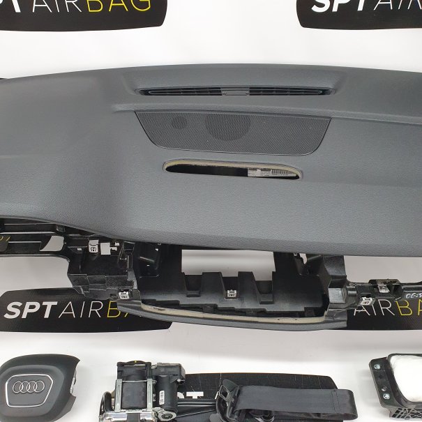 Q7 4M KONSOLA DESKA ROZDZIELCZA AIRBAG PODUSZKI...