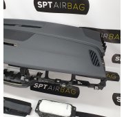 Q7 4M KONSOLA DESKA ROZDZIELCZA AIRBAG PODUSZKI PASY