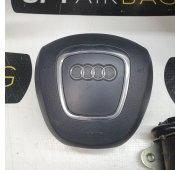 A6 C6 DASHBOARD AIRBAG SET REEKS ZITBANDEN