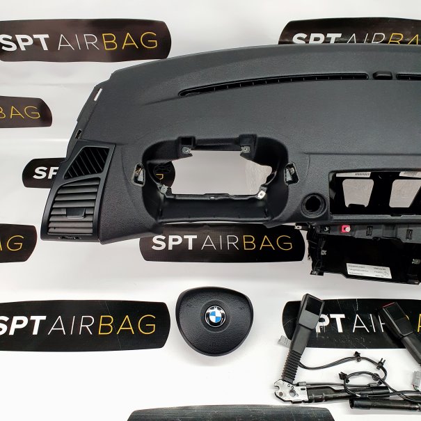 E87 CRUSCOTTO AIRBAG SET PRETENSIONATORI