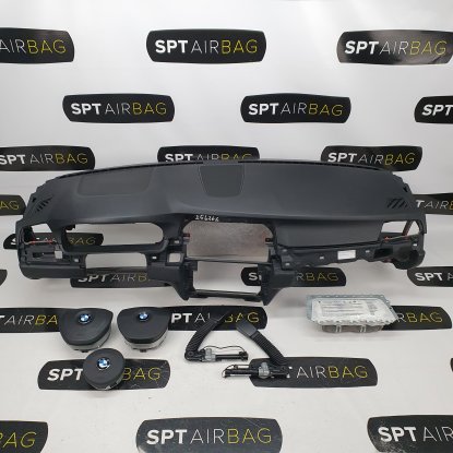 F10 ARMATURENBRETT AIRBAG KIT GURTSTRAFFERN