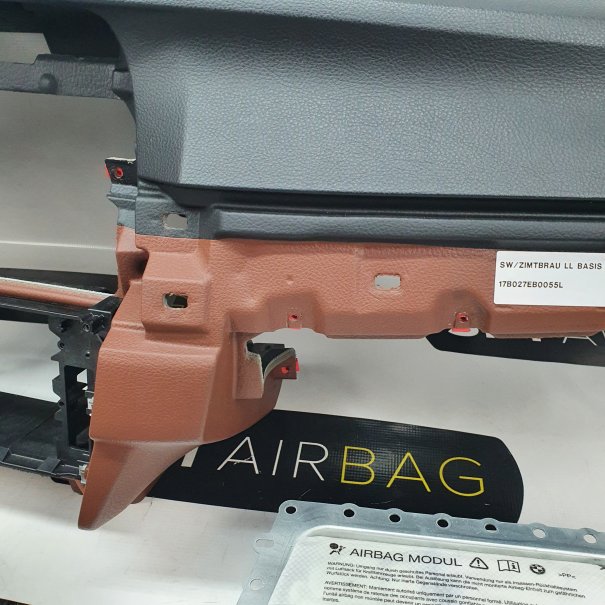 F10 F11 ZIMTBRAU CRUSCOTTO AIRBAG SET...