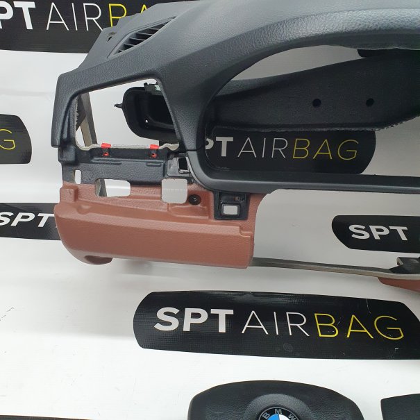 F10 F11 ZIMTBRAU CRUSCOTTO AIRBAG SET...