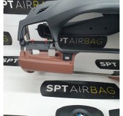 F10 F11 ZIMTBRAU CRUSCOTTO AIRBAG SET PRETENSIONATORI