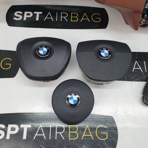 F10 F11 ZIMTBRAU CRUSCOTTO AIRBAG SET...