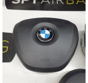 F10 F11 ZIMTBRAU CRUSCOTTO AIRBAG SET PRETENSIONATORI