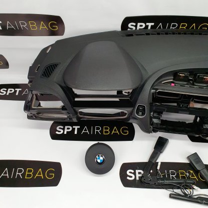 F20 ARMATURENBRETT AIRBAG KIT GURTSTRAFFERN 2