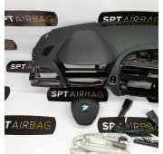 F20 CRUSCOTTO AIRBAG SET PRETENSINATORI AIRBAG DA TETTO