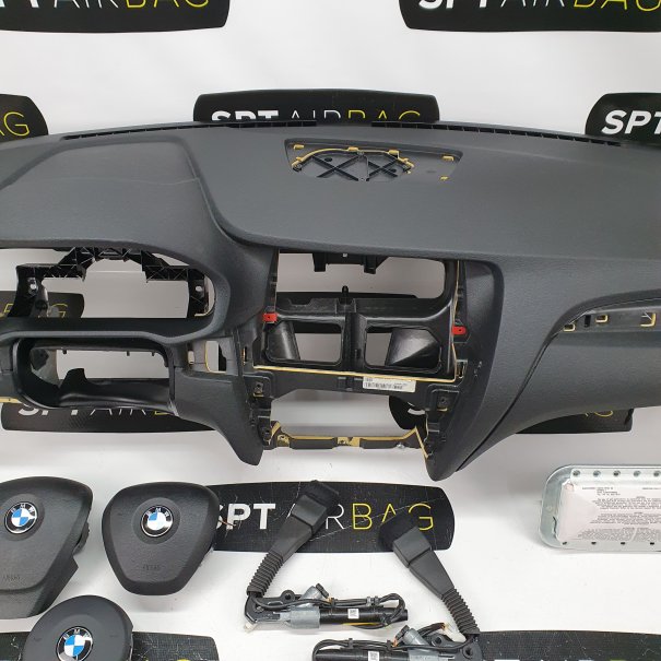 X3 F25 CRUSCOTTO AIRBAG SET PRETENSINATORI