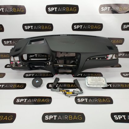 X3 F25 M-PAKIET ARMATURENBRETT AIRBAG KIT GURTSTRAFFERN