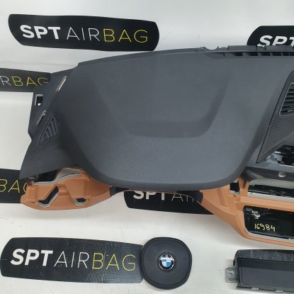 G30 COGNAC LOWER TABLEAU DE BORD AIRBAG ENSEMBLE 2