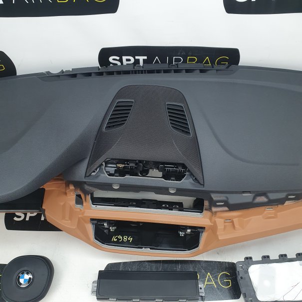 G30 COGNAC LOWER TABLEAU DE BORD AIRBAG ENSEMBLE