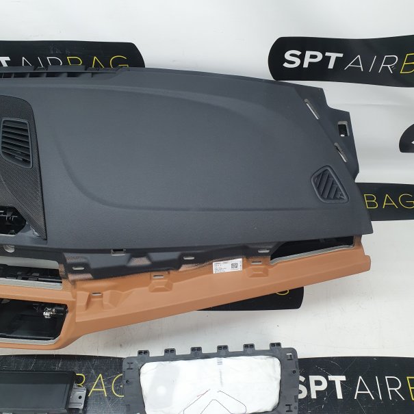 G30 COGNAC LOWER TABLEAU DE BORD AIRBAG ENSEMBLE