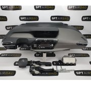 C4 PICASSO SALPICADERO TABLERO DE INSTRUMENTOS AIRBAG CONJUNTO CINTURONES DE SEGURIDAD PRETENSORES