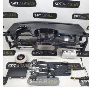 FIAT 500 LIFT ARMATURENBRETT AIRBAG KIT SICHERHEITSGURTE GURTSTRAFFERN