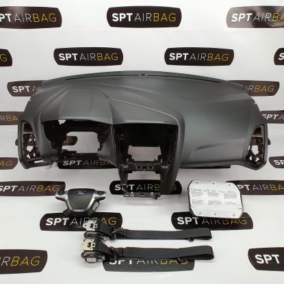 FORD FOCUS MK3 SALPICADERO TABLERO DE INSTRUMENTOS AIRBAG CONJUNTO CINTURONES DE SEGURIDAD