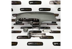 A6 C6 4F0 S-LINE SALPICADERO GRIS TABLERO DE INSTRUMENTOS AIRBAG CONJUNTO CINTURONES DE SEGURIDAD