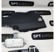 SPORTAGE AUTOMAT SALPICADERO TABLERO DE INSTRUMENTOS AIRBAG CONJUNTO CINTURONES DE SEGURIDAD