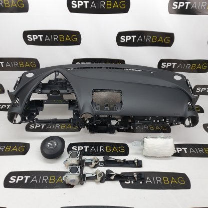 MAZDA 2 CRUSCOTTO AIRBAG SET CINTURE DI SICUREZZA