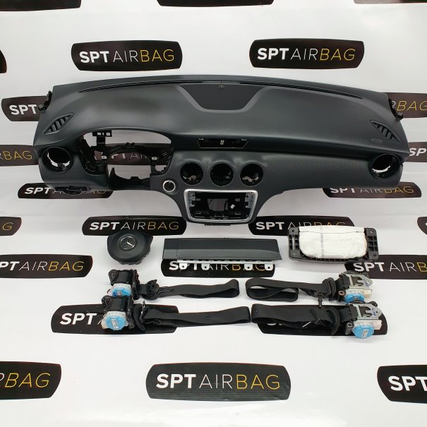 A KLASA W176 AMG LIFT CRUSCOTTO AIRBAG SET CINTURE DI SICUREZZA