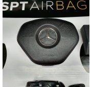 A KLASA W176 KONSOLA DESKA ROZDZIELCZA AIRBAG PODUSZKI PASY