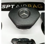 A KLASA W176 KONSOLA DESKA ROZDZIELCZA AIRBAG PODUSZKI PASY