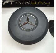 CLA W118 KONSOLA DESKA ROZDZIELCZA AIRBAG PODUSZKI PASY KURTYNY