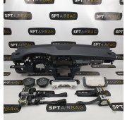 CLS W218 KONSOLA DESKA ROZDZIELCZA AIRBAG PODUSZKI PASY